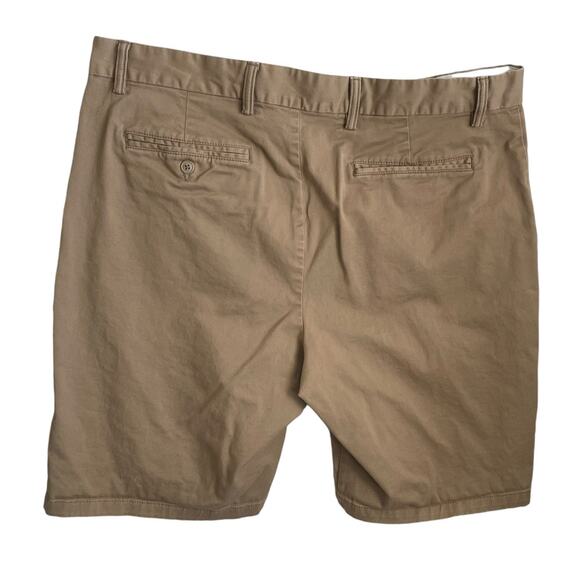Old Navy Mens Chino Shorts 38 Tan Ultimate Slim Minimalistic Neutral Casual  - Picture 3 of 9